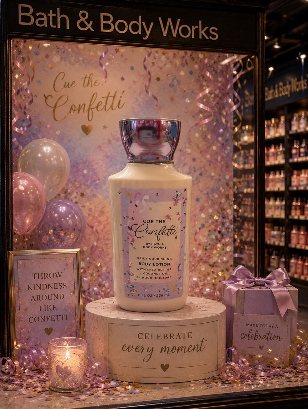 Bath & Body Works Cue The Confetti Body Lotion